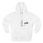 Street Art Fleece Hoodie - Cozy Comfort, Musician Gift, Festival Fashion, Unique Artwear, Unisex Streetwear