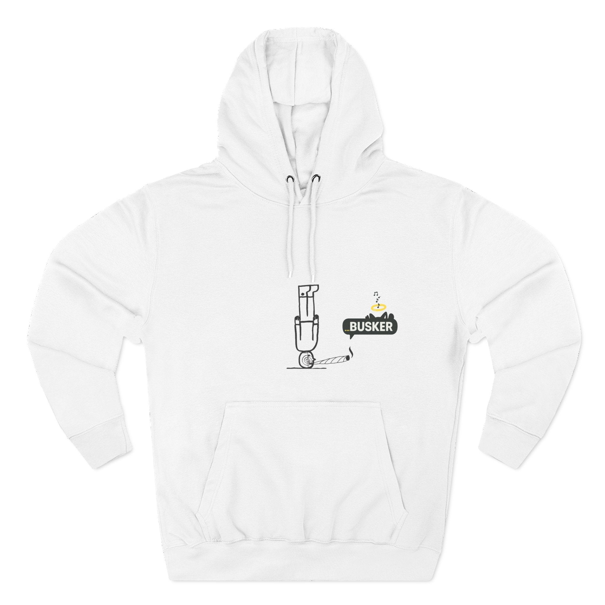 Street Art Fleece Hoodie - Cozy Comfort, Musician Gift, Festival Fashion, Unique Artwear, Unisex Streetwear