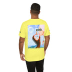 Busker Vibe Unisex Jersey Tee – Colorful Artistic Design for Summer Fun