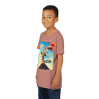 Busker Youth Short Sleeve Tee, Fun Summer Tee, Music Lover Gift, Kids Graphic T-Shirt, Festival Outfit, Creative Gift Idea