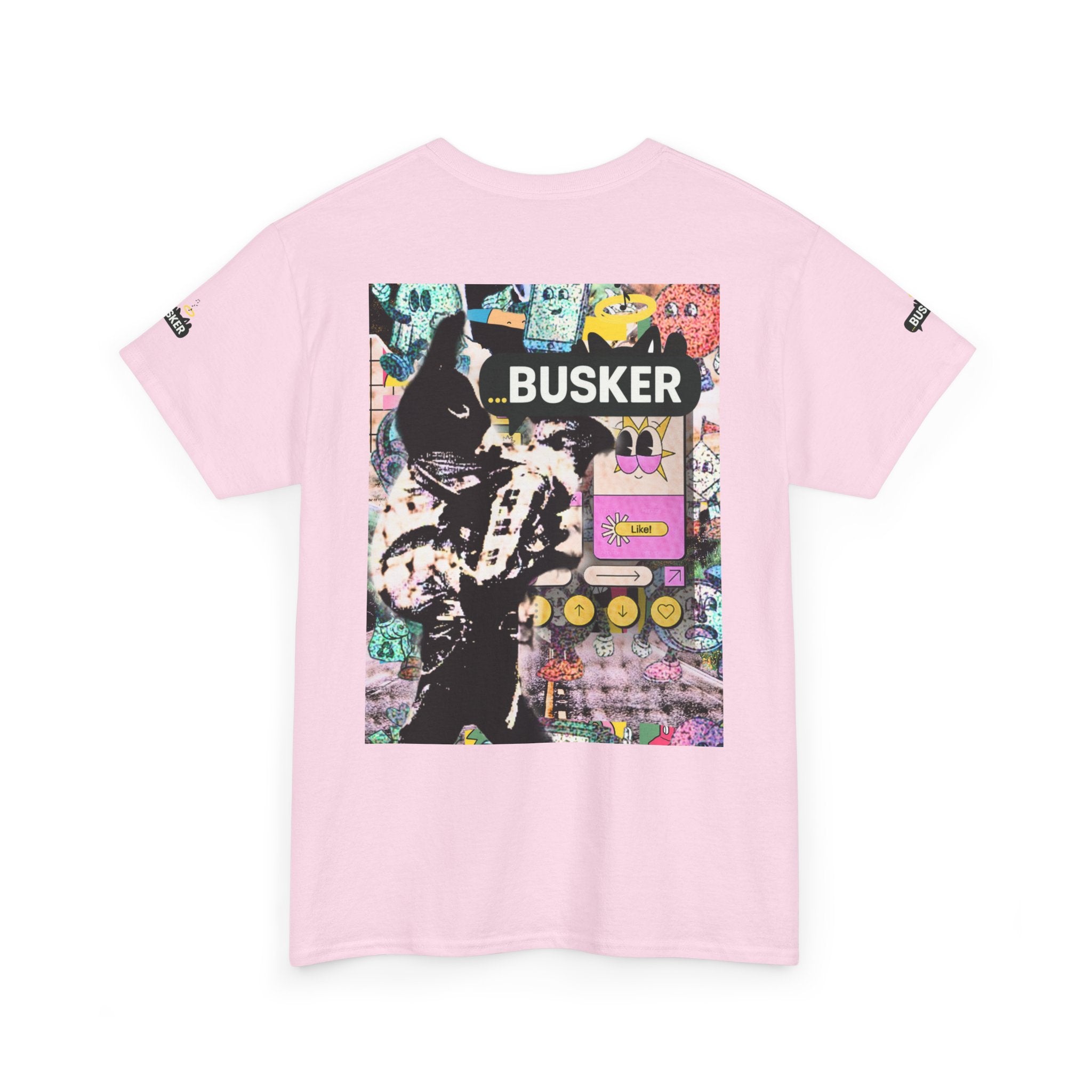 Grunge Art Busker Unisex Heavy Cotton Tee