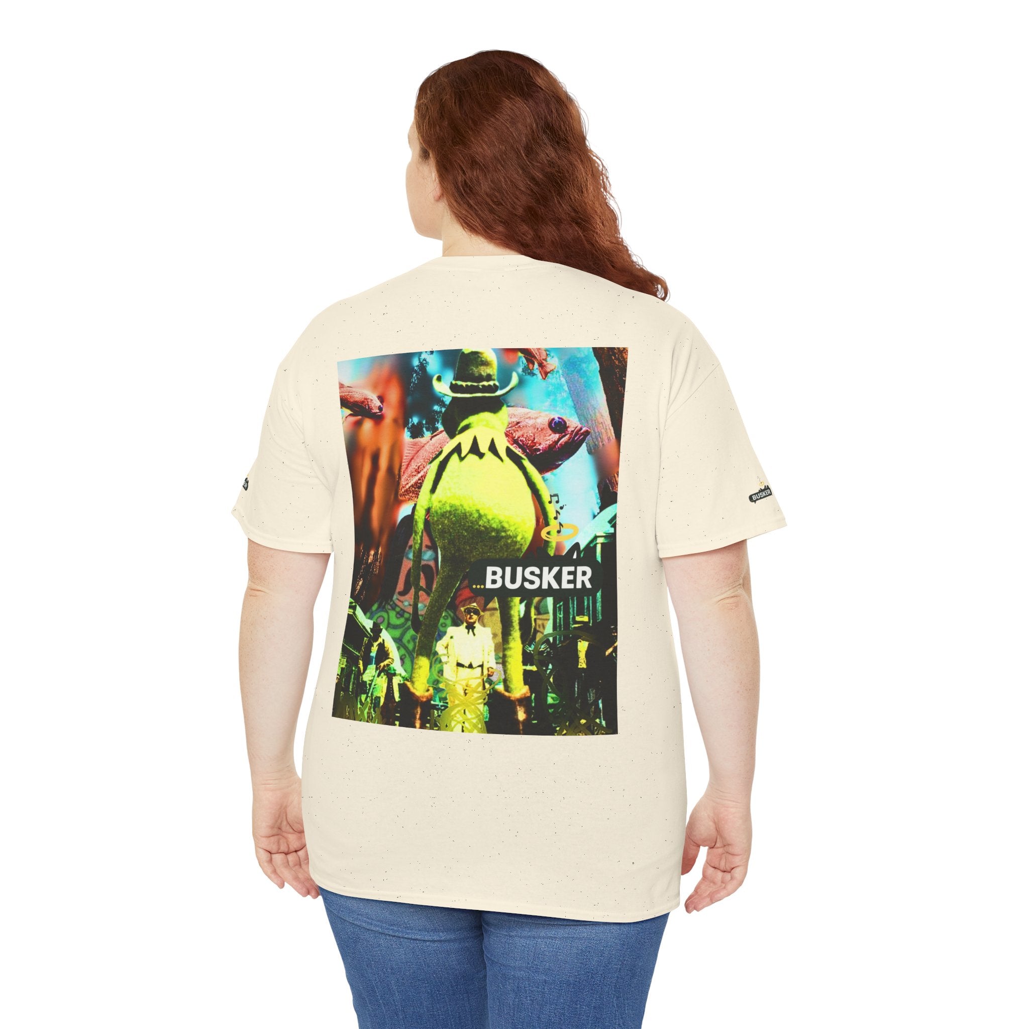 Busker Graphic Vintage Unisex Heavy Cotton Tee