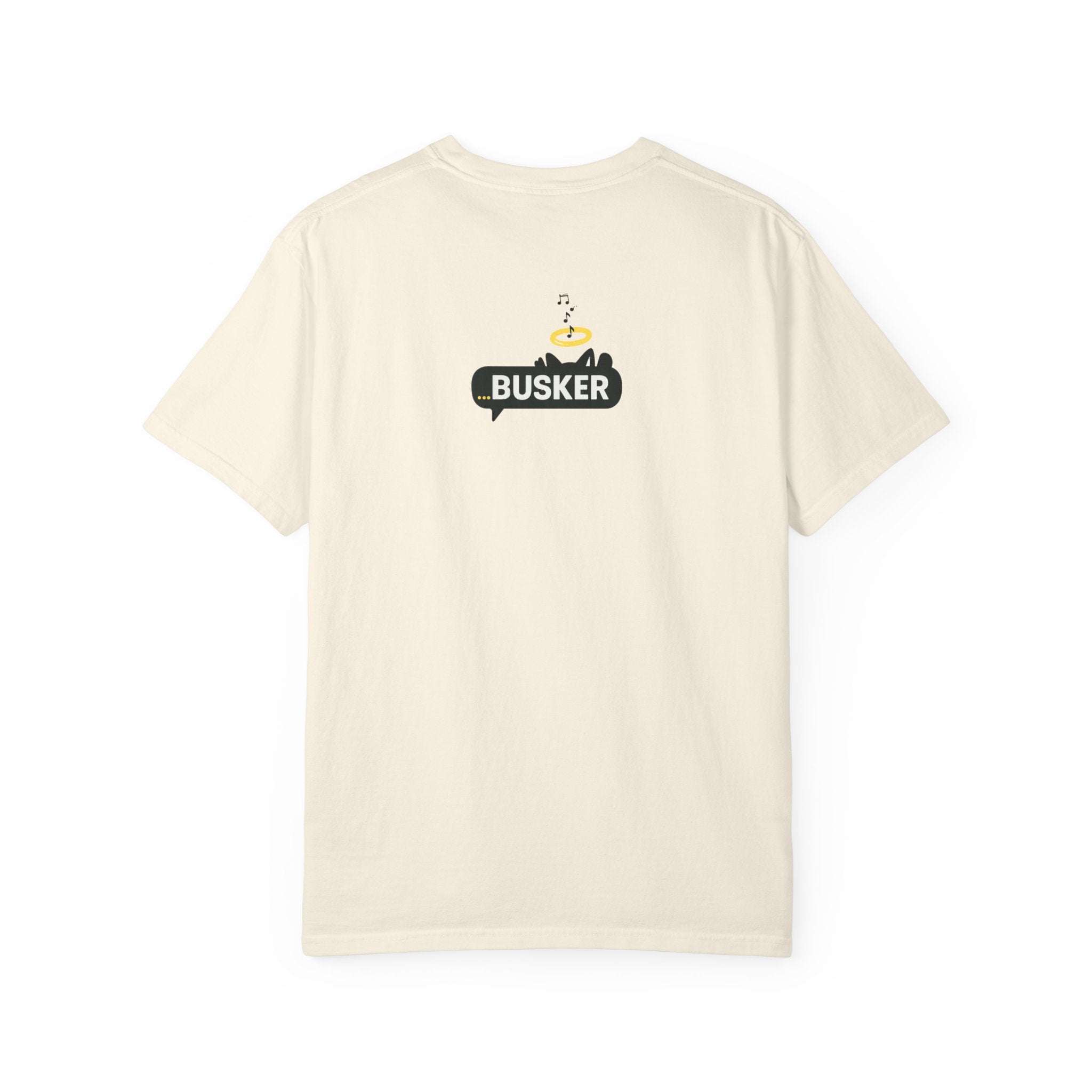 "Welcome to Golden" Exclusive Busker Unisex Garment-Dyed T-shirt, Music Lover Gift, Vintage Style Tee, Festival Wear, Casual Outfit