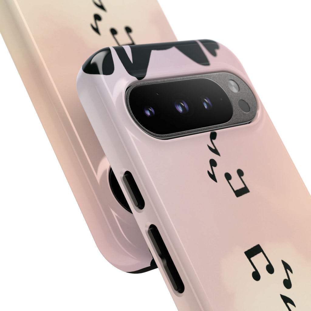 Cute Animal Phone Case, Tough Phone Cover for Pet Lovers, Gifts for Birthdays, Holidays, Music Lovers, Fun Tech Accessories