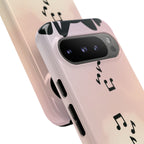 Cute Animal Phone Case, Tough Phone Cover for Pet Lovers, Gifts for Birthdays, Holidays, Music Lovers, Fun Tech Accessories