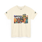 Artistic Unisex Heavy Cotton Tee - Vibrant Busker Design