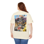 Busker Collage Graphic Tee — Vintage Music Poster Streetwear