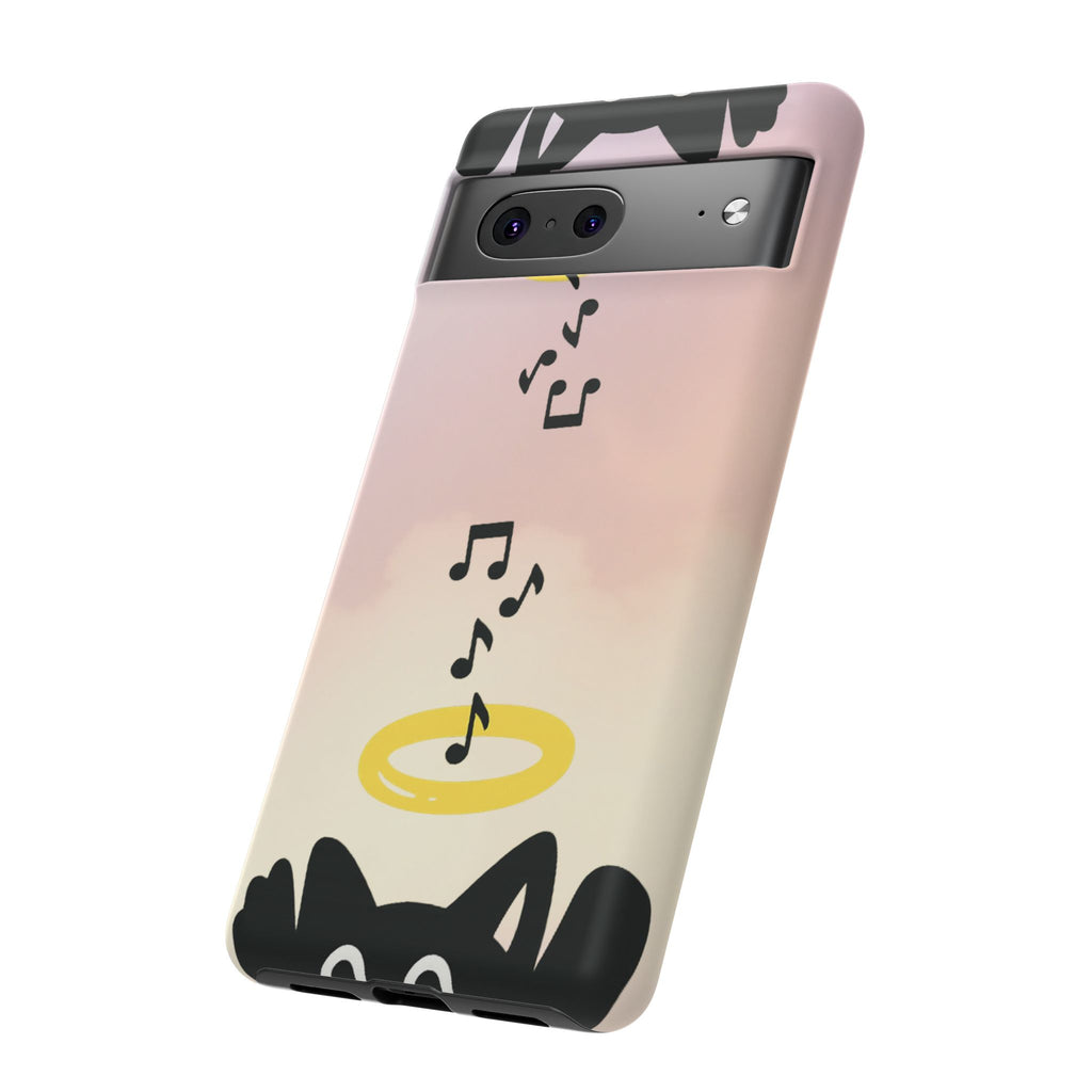 Cute Animal Phone Case, Tough Phone Cover for Pet Lovers, Gifts for Birthdays, Holidays, Music Lovers, Fun Tech Accessories