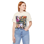 Busker Vibe Unisex Tee - Music & Art Collage Design