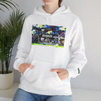 Busker Street Art Hoodie — Colorful Musician Graphic Pullover