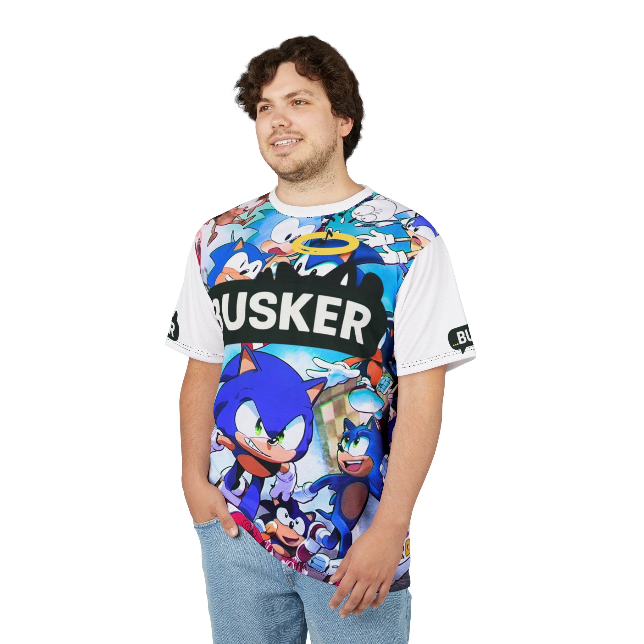 Sonic the Hedgehog Unisex Tee, Retro Video Game Shirt, Gamer Gift, Fun Casual Wear, Cartoon Fan Apparel