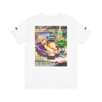 Vibrant Busker Art Tee for Creative Souls