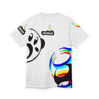 Rainbow Panda Unisex Tee, Fun Graphic T-Shirt for Animal Lovers, Stylish Casual Wear, Perfect Gift for Friends, Summer Fashion