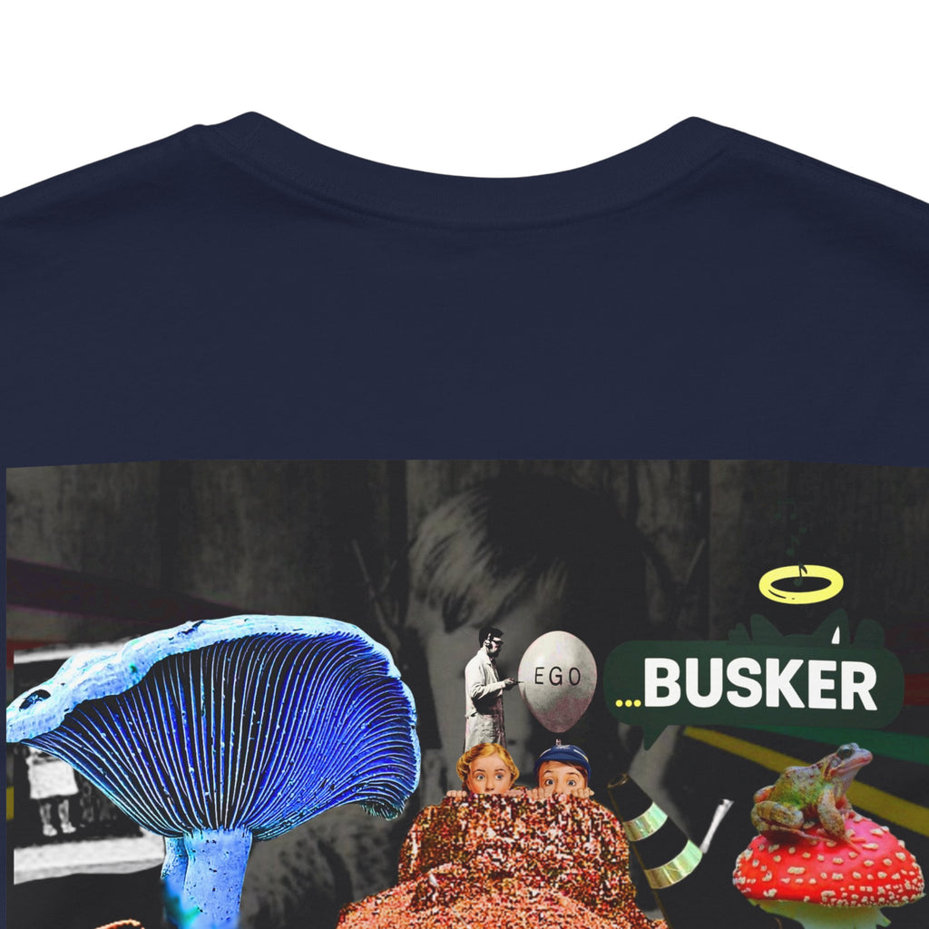 Creative Unisex Graphic Tee - 'I Don't Think' Busker Design