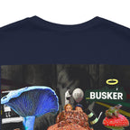 Creative Unisex Graphic Tee - 'I Don't Think' Busker Design