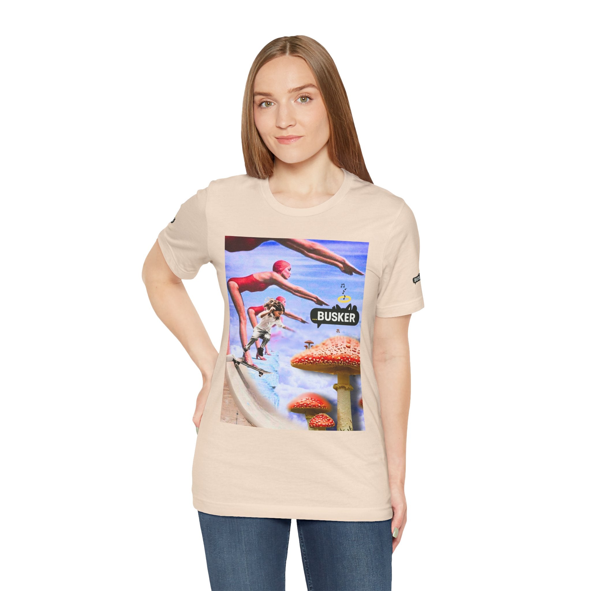 Busker Fun Graphic Tee - Unisex Jersey Short Sleeve