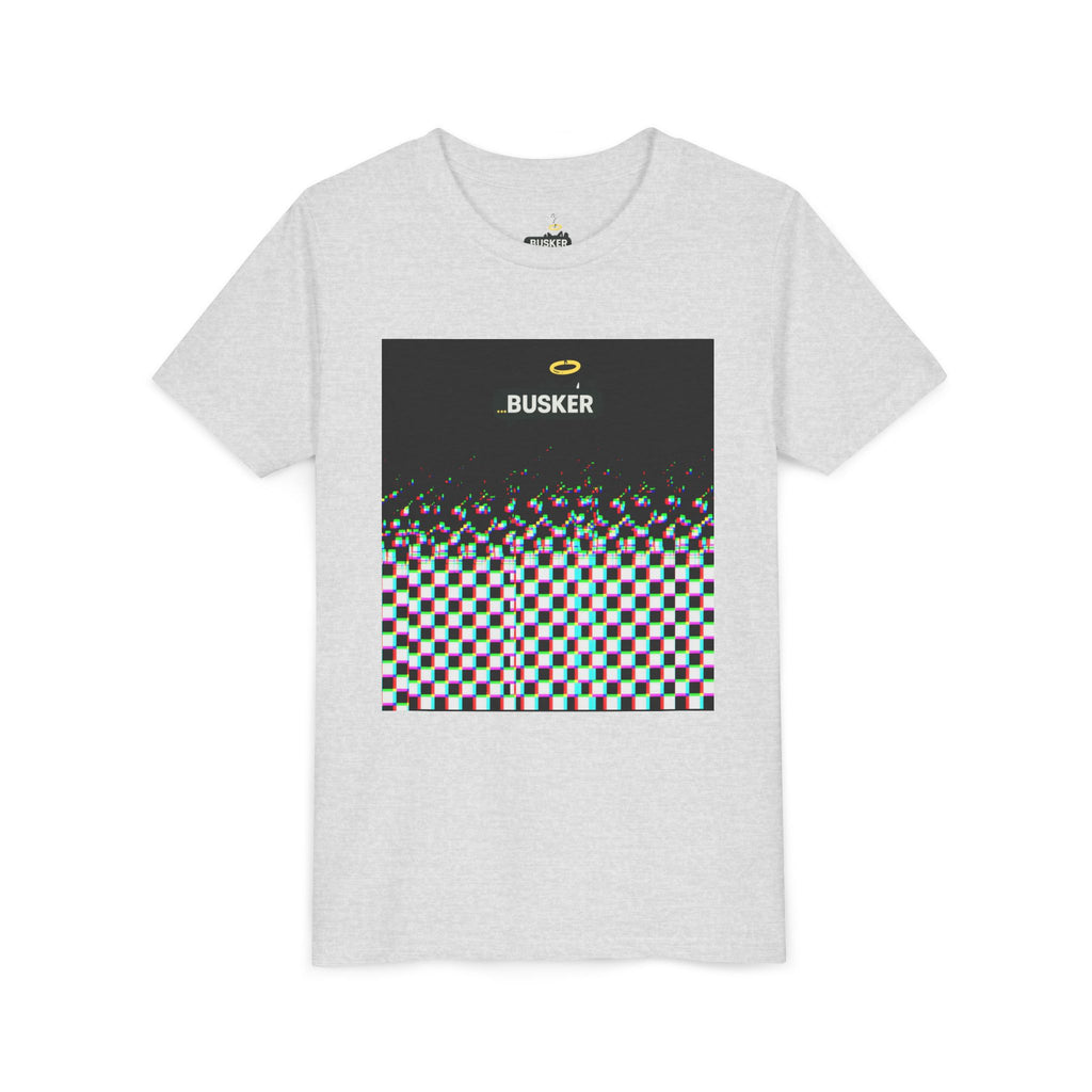 Cool Busker Youth Tee, Street Style Youth T-Shirt, Graphic Tee for Kids, Hipster Summer Shirt, Unique Gift for Young Musicians