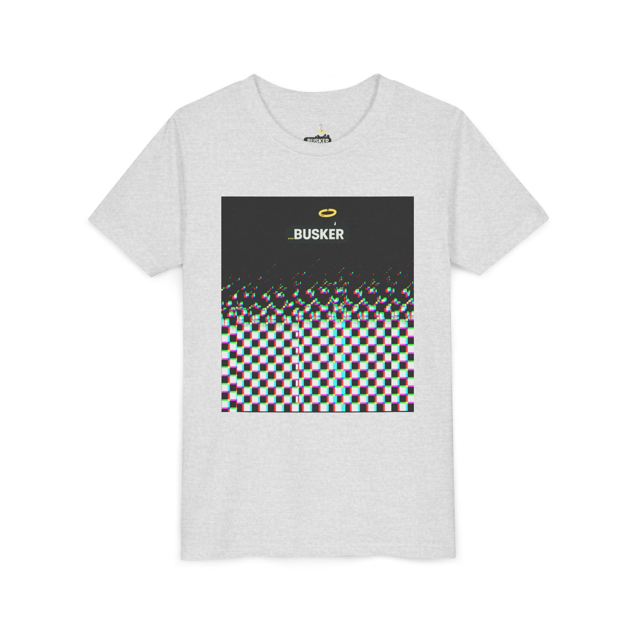 Cool Busker Youth Tee, Street Style Youth T-Shirt, Graphic Tee for Kids, Hipster Summer Shirt, Unique Gift for Young Musicians