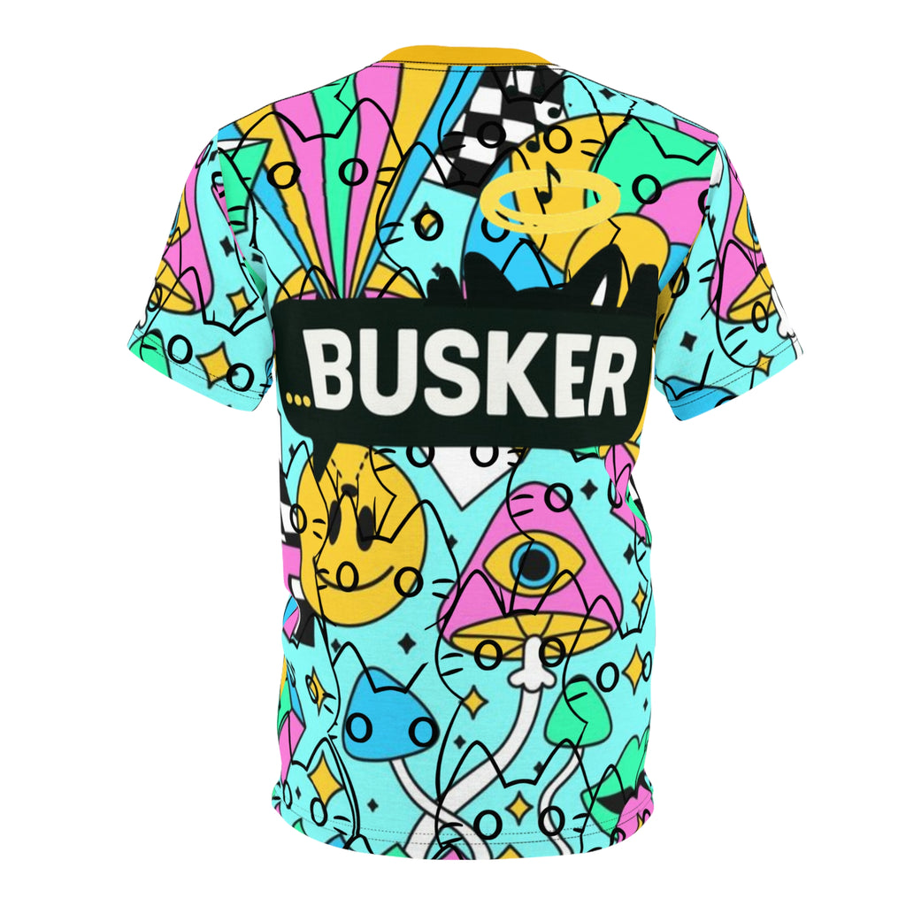 Vibrant Unisex Graphic Tee, Fun Summer Shirt for Festivals, Streetwear Style, Unique Artist Shirt, Casual Gift for Music Lovers