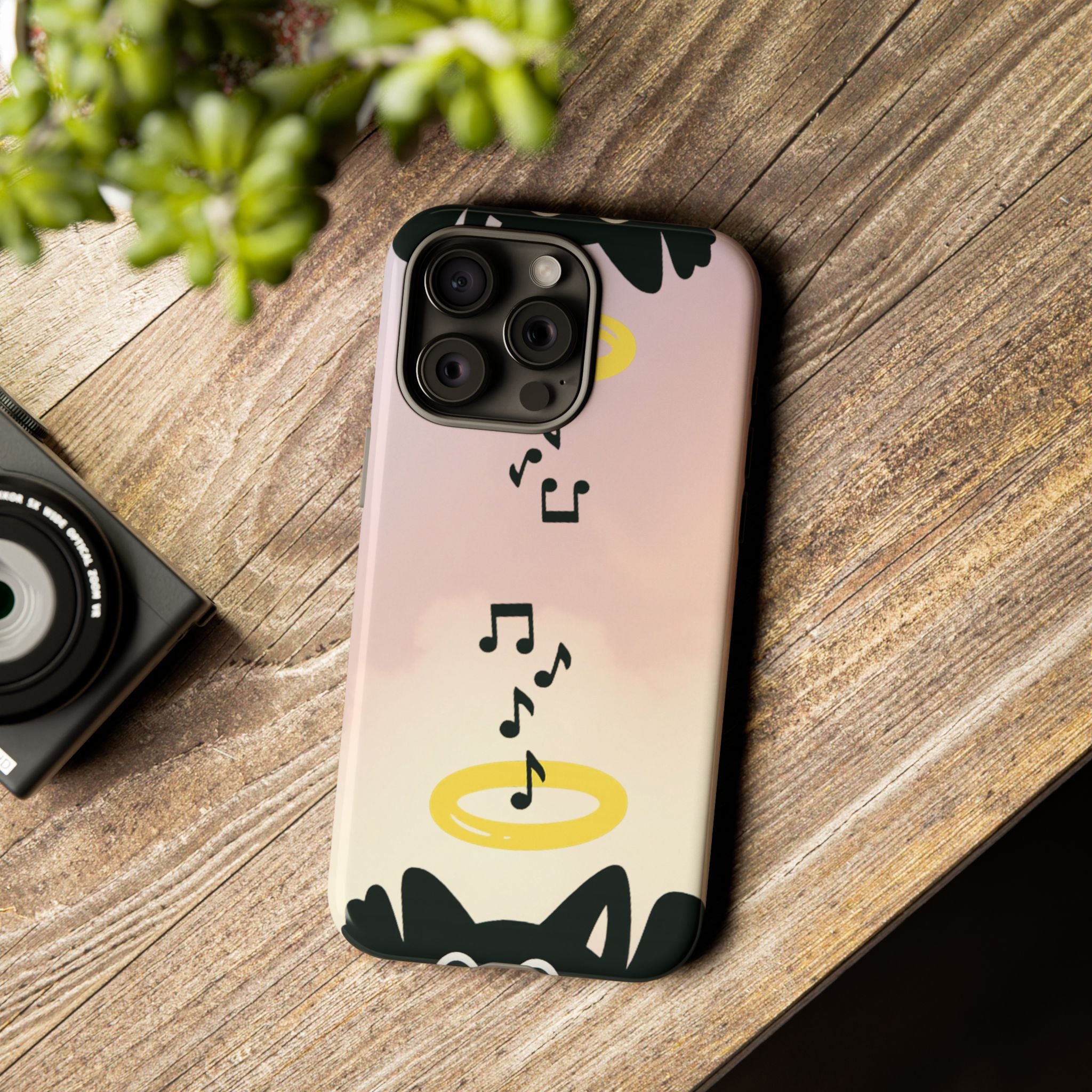 Cute Animal Phone Case, Tough Phone Cover for Pet Lovers, Gifts for Birthdays, Holidays, Music Lovers, Fun Tech Accessories