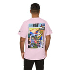 Cool Graphic Unisex Heavy Cotton Tee - 'Busker' Design