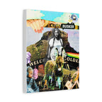 Artistic Stretched Canvas Print - 'Welcome to Golden' Collage