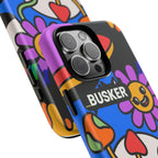 Colorful Phone Case, Cute Phone Accessories, Gift for Music Lovers, Fun Tech Gear, Unique Floral Design Case