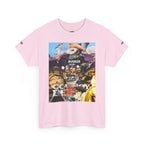 Busker Collage Graphic Tee — Vintage Music Poster Streetwear
