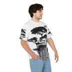 Stylish Nature-Inspired Unisex Tee, AOP T-Shirt for Outdoorsy People, Tree Lover Gift, Casual Streetwear, Eco-Friendly Fashion