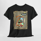 Retro Busker Graphic Tee - Unisex Heavy Cotton