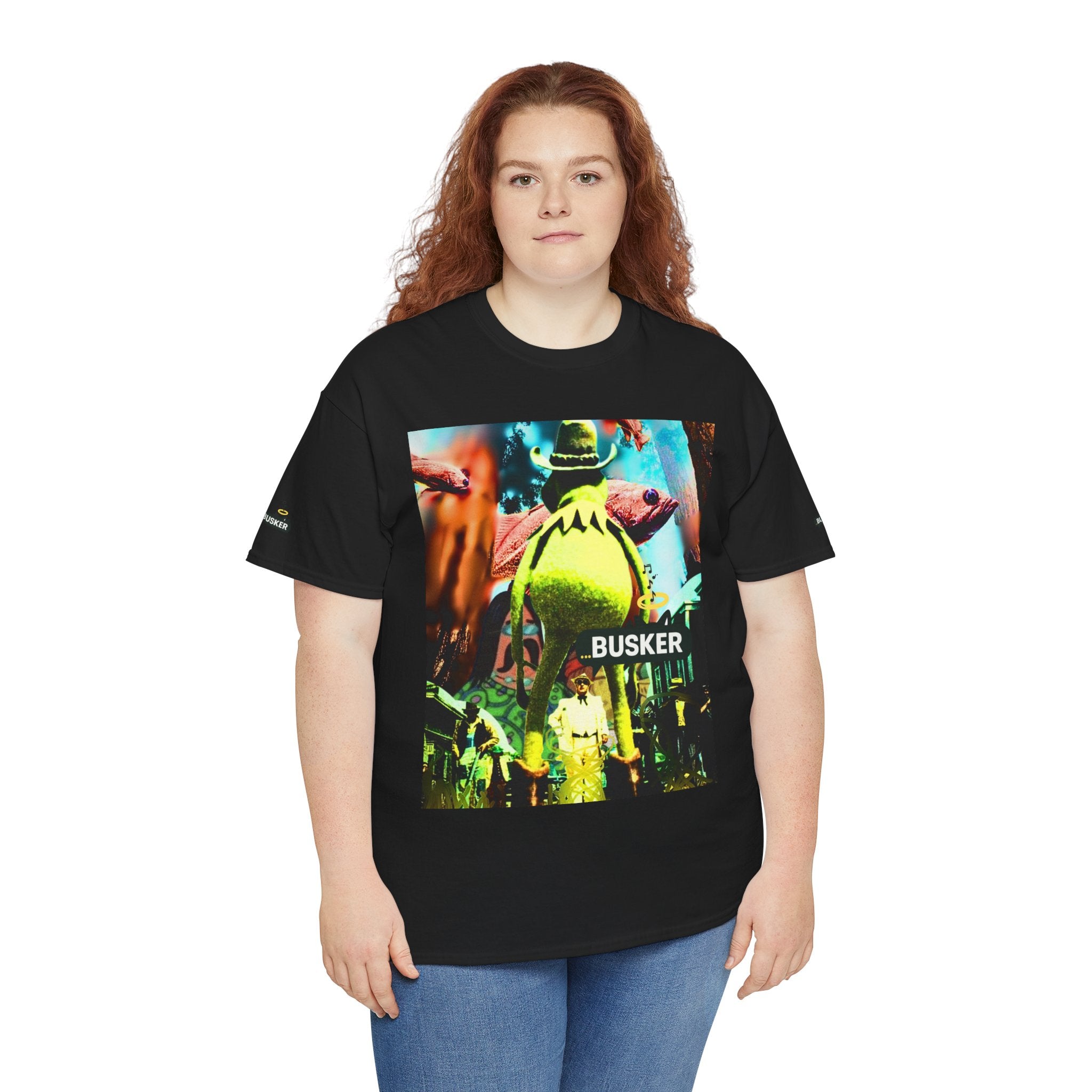 Busker Graphic Vintage Unisex Heavy Cotton Tee