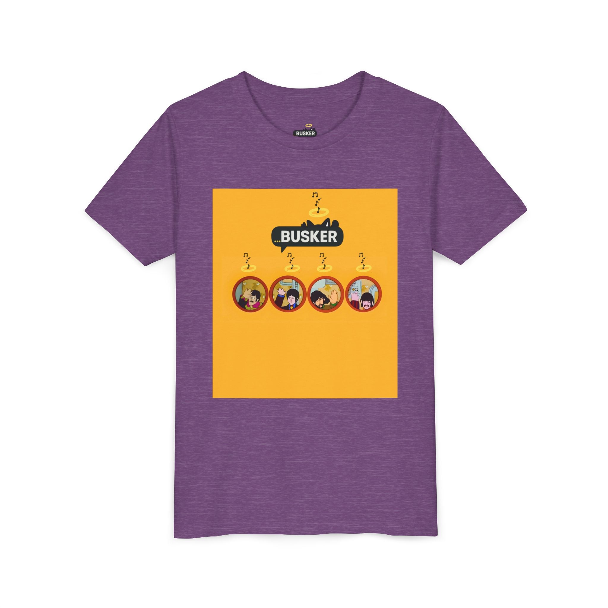 Busker Youth Short Sleeve Tee - Fun Music T-Shirt for Young Performers, Gifts for Young Musicians, Vibrant Summer Apparel, Creative [...]