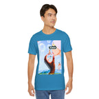 Busker Vibe Unisex Jersey Tee – Colorful Artistic Design for Summer Fun