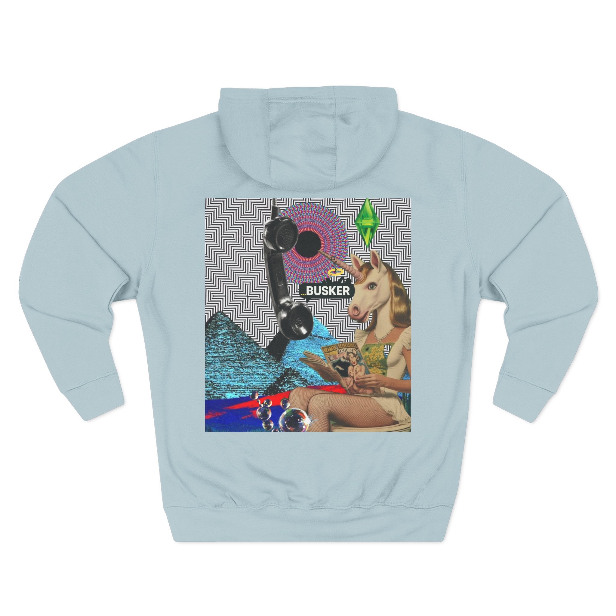 Whimsical Art Hoodie, Funny Graphic Sweatshirt, Unique Animal Designs, Cozy Gift for Kids & Teens, Perfect for Festivals & Casual Wear