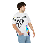 Rainbow Panda Unisex Tee, Fun Graphic T-Shirt for Animal Lovers, Stylish Casual Wear, Perfect Gift for Friends, Summer Fashion