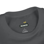 Busker Youth Short Sleeve Tee, Fun Summer Tee, Music Lover Gift, Kids Graphic T-Shirt, Festival Outfit, Creative Gift Idea