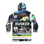 Busker Eye Hoodie Dress — All-Over Print Graphic Streetwear