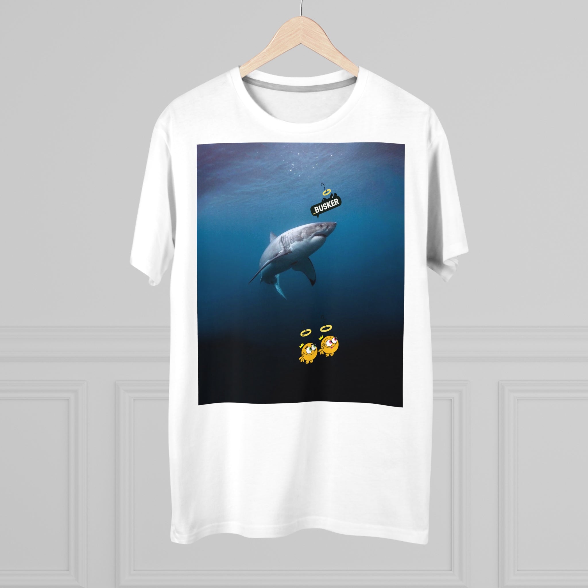 Shark Humor Men's Tee - Perfect for Beach Lovers, Casual Wear, Gift for Friends, Summer Vibes, Funny Graphic Shirt