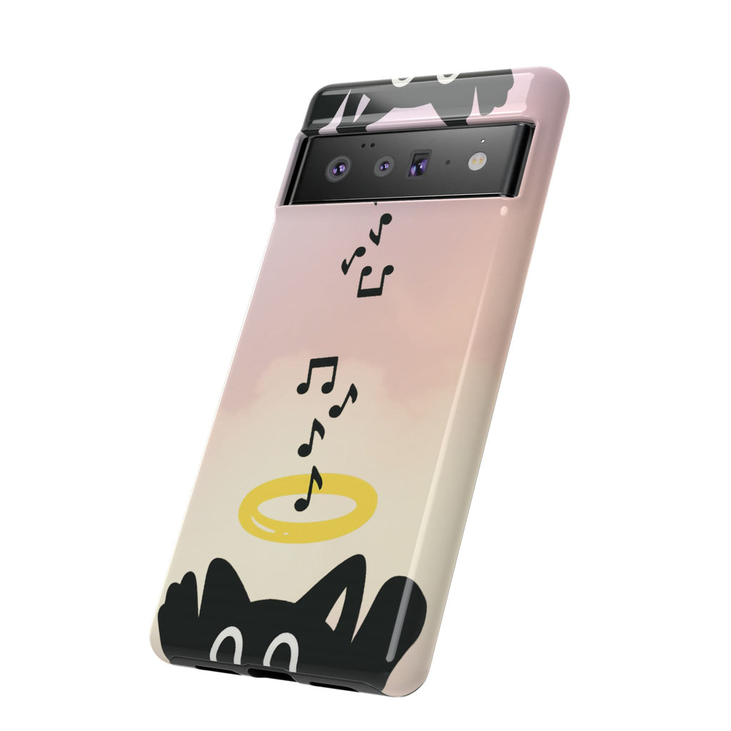 Cute Animal Phone Case, Tough Phone Cover for Pet Lovers, Gifts for Birthdays, Holidays, Music Lovers, Fun Tech Accessories