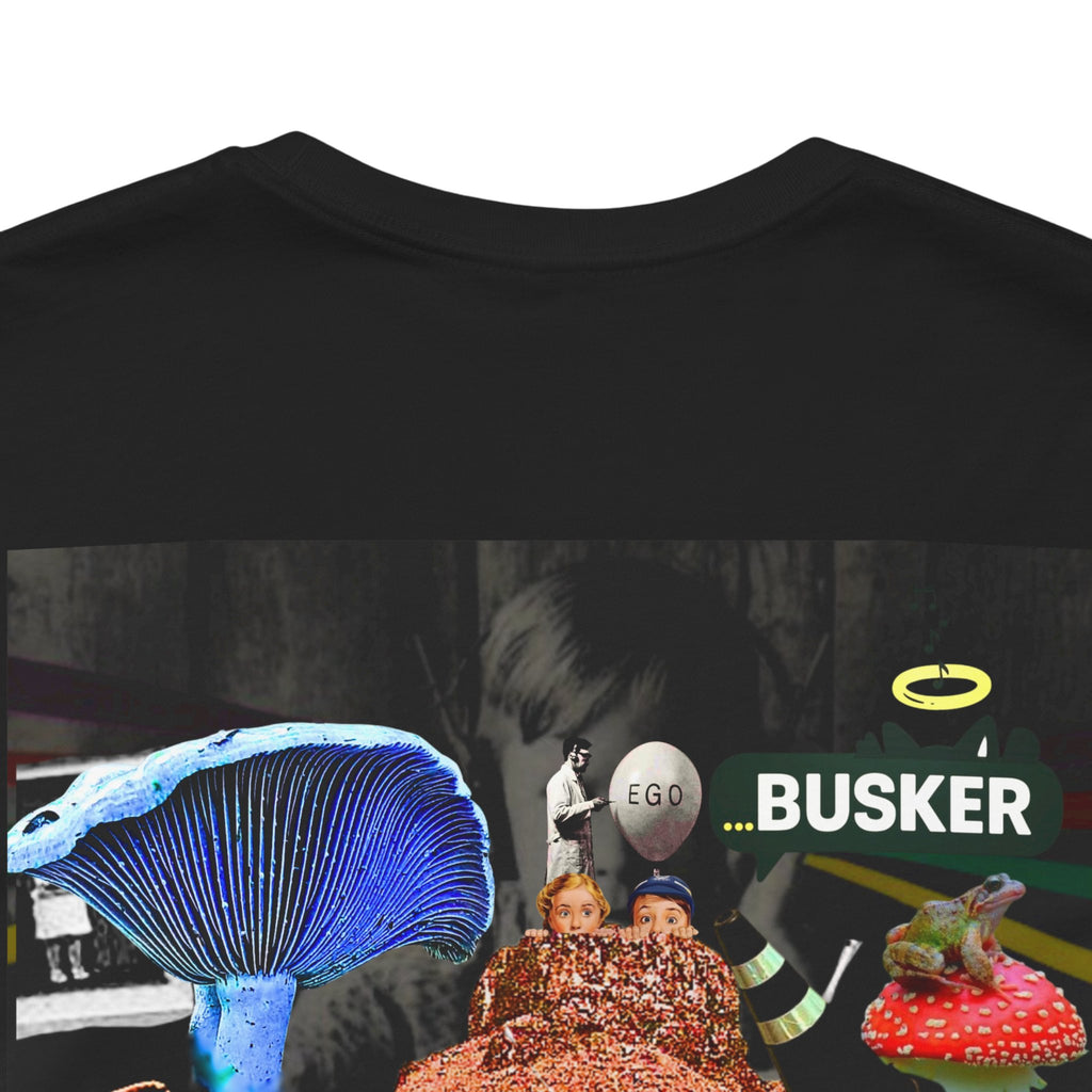 Creative Unisex Graphic Tee - 'I Don't Think' Busker Design