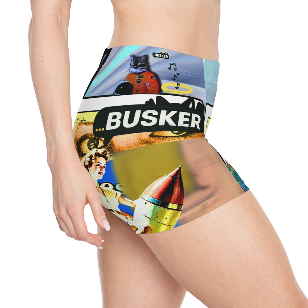 Vibrant Women's AOP Shorts - Fun & Colorful Summer Wear