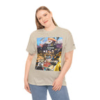 Busker Collage Graphic Tee — Vintage Music Poster Streetwear