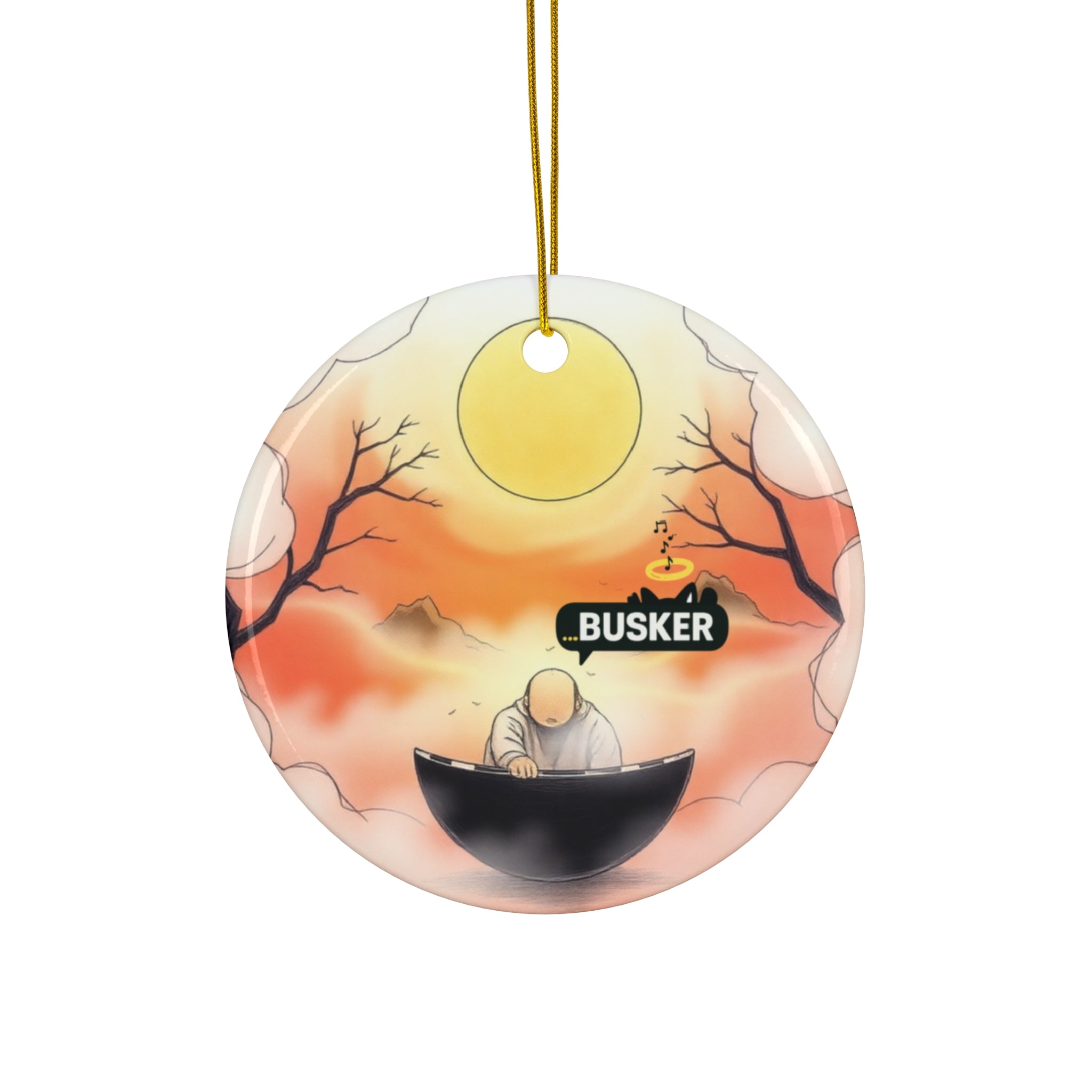 Ceramic Star Ornament, Whimsical 'Busker' Design for Home Decor, Holiday Gift, Tree Decoration, Unique Keepsake, Perfect for [...]