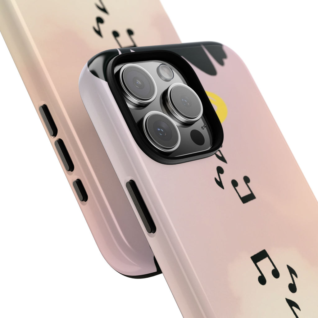 Cute Animal Phone Case, Tough Phone Cover for Pet Lovers, Gifts for Birthdays, Holidays, Music Lovers, Fun Tech Accessories