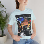 Creative Unisex Graphic Tee - 'I Don't Think' Busker Design