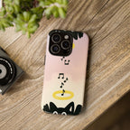 Cute Animal Phone Case, Tough Phone Cover for Pet Lovers, Gifts for Birthdays, Holidays, Music Lovers, Fun Tech Accessories