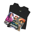 Busker Vibe Unisex Tee - Music & Art Collage Design