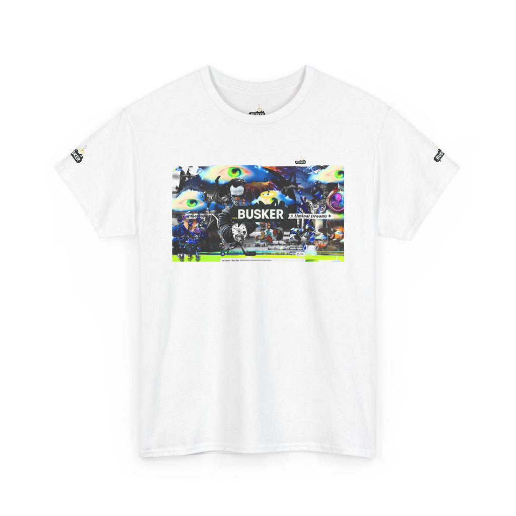 Busker Graphic Tee — Vintage Street Music Poster T‑Shirt