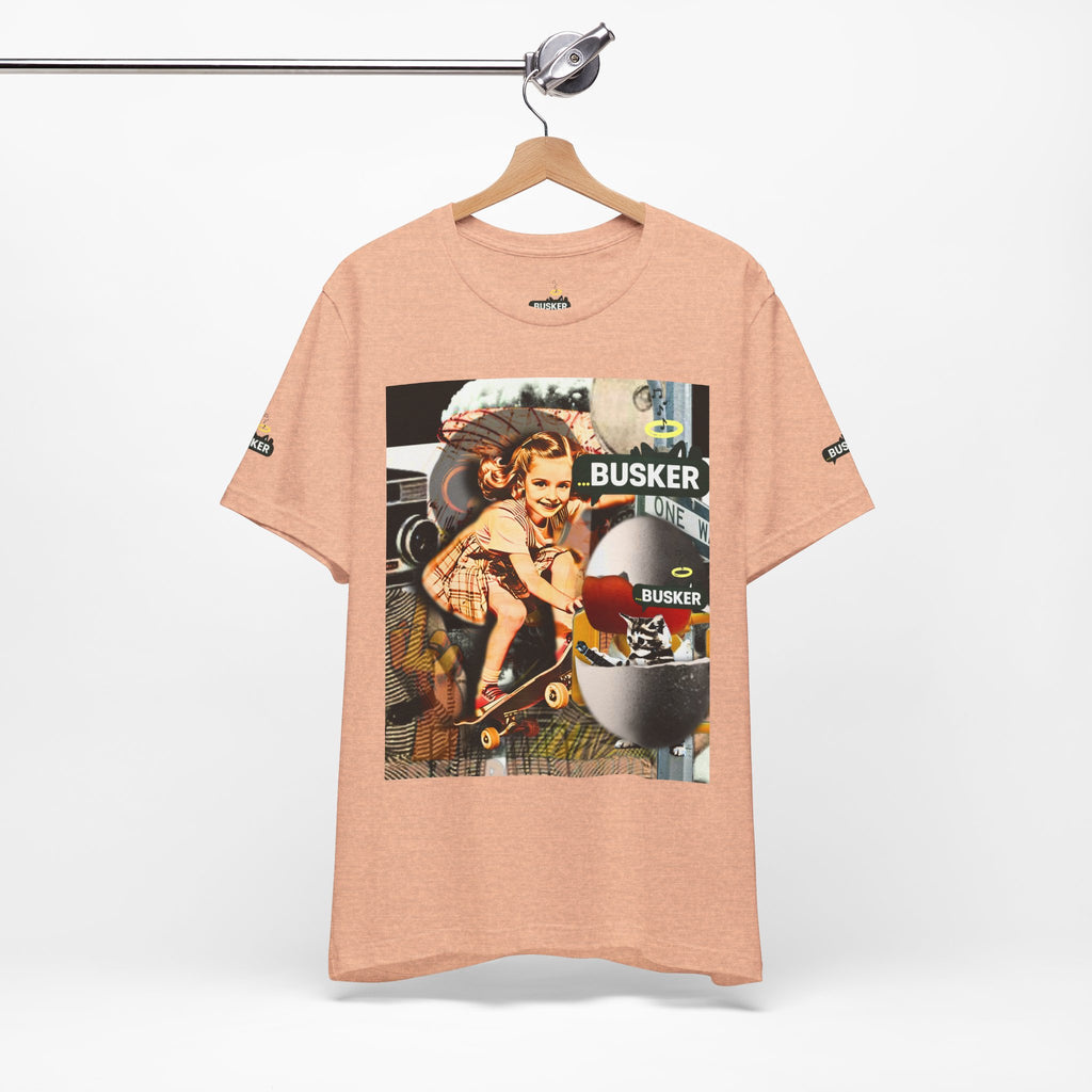 Vintage Skateboarding Graphic Tee - Streetwear for Creative Souls