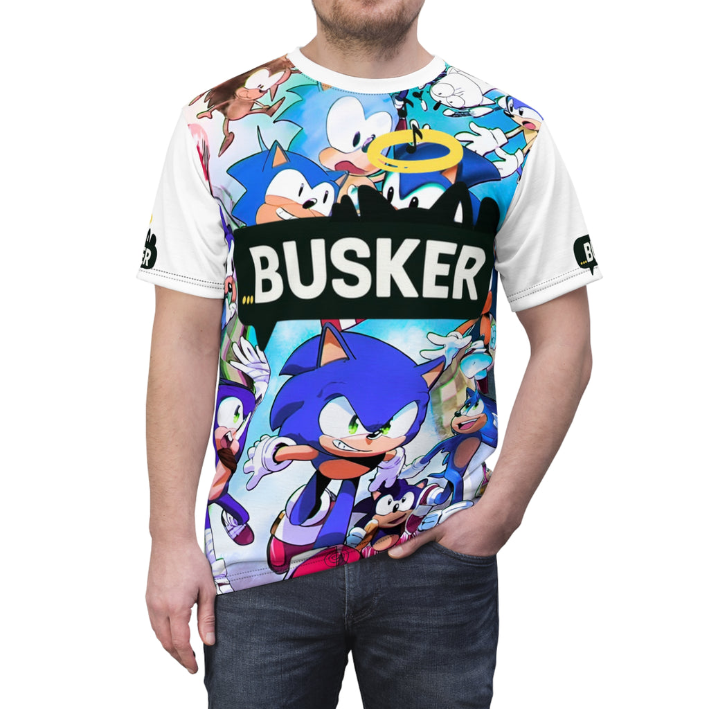 Sonic the Hedgehog Unisex Tee, Retro Video Game Shirt, Gamer Gift, Fun Casual Wear, Cartoon Fan Apparel